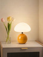 Decorative Glass Mushroom Night Light