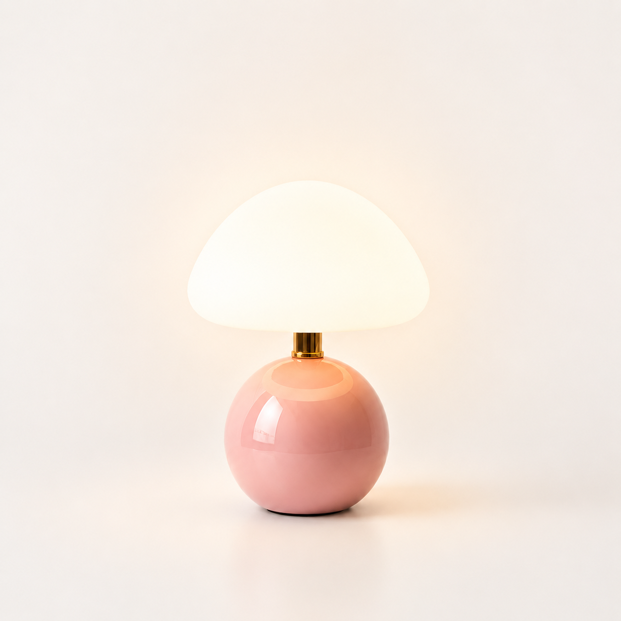 Decorative Glass Mushroom Night Light