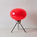Retro Glass Mushroom Bedside Lamp