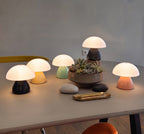 Cute Mushroom LED Table Lamp Touch Dimming USB Charging Night Light