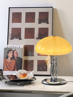 Mid-Century Modern Pumpkin Desk Lamp