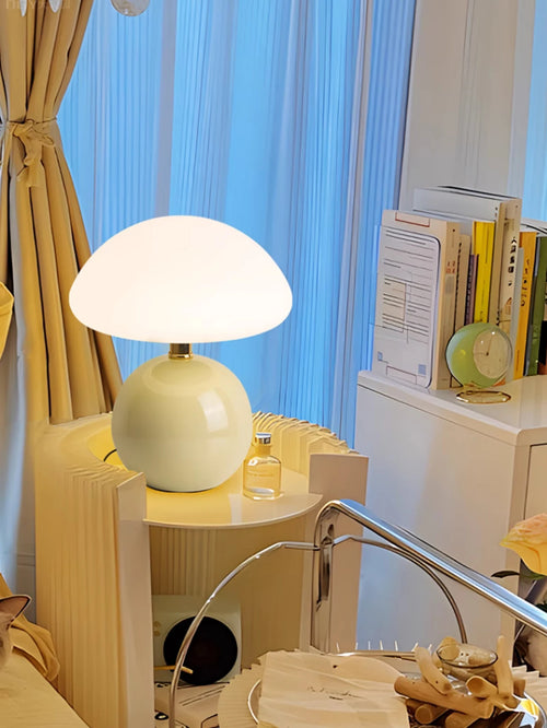 Decorative Glass Mushroom Night Light